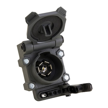 Husky Towing Husky Towing 33058; 7-Way RV Blade and 4-Way Flat Trailer Wiring Connector; Vehicle End 33058